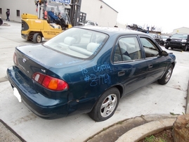 1998 TOYOTA COROLLA VE TEAL 1.8L AT Z17691